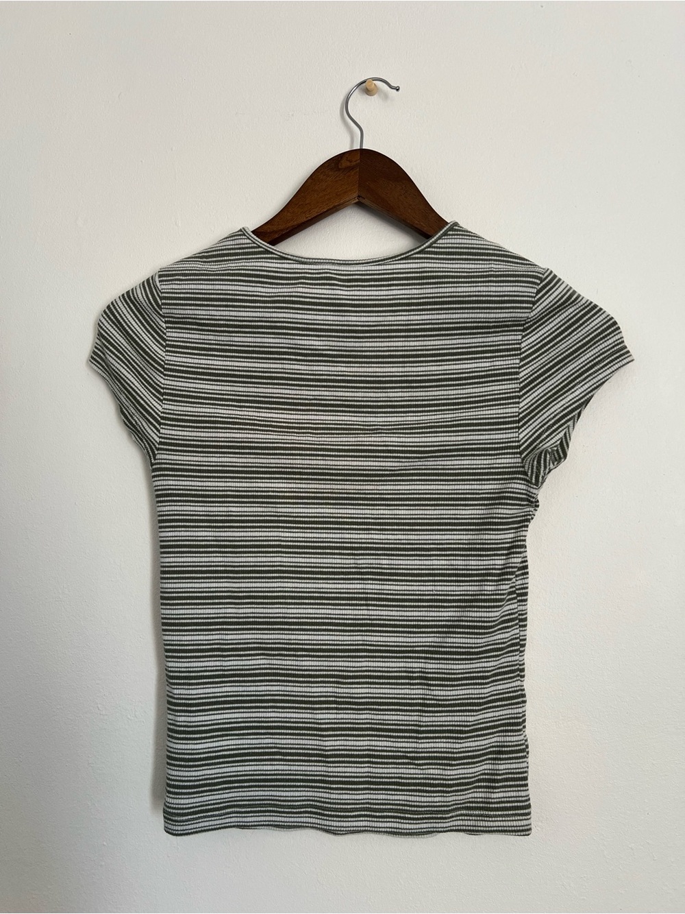 American Eagle Ribbed Striped Baby Tee S Grunge - Picture 5 of 5